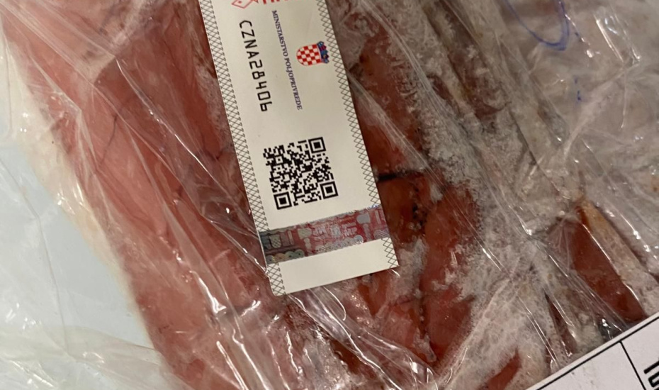  Frozen bluefin tuna fillets from the Adriatic